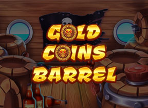 Gold Coins Barrel